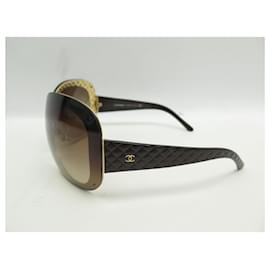 Chanel-CHANEL 4159 BROWN PLASTIC SUNGLASSES BROWN SUNGLASSES-Brown