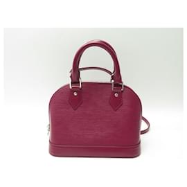 Louis Vuitton-BOLSO DE MANO LOUIS VUITTON ALMA BB M40851 DE PIEL FUSHIA BOLSO BANDOLERA EPI-Fucsia