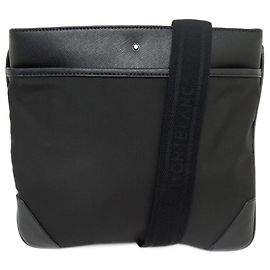 NUOVA BORSA MONTBLANC SARTORIAL JET ENVELOPE MB116798 BORSA A SPALLA NERA Nero