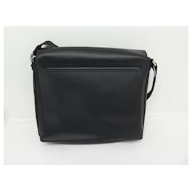 Montblanc-NEW MONTBLANC MESSENGER URBAN SPIRIT BAG MB114658 LEATHER NEW PURSE BAG-Black