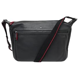 Montblanc-NEW MONTBLANC URBAN RACING SPIRIT MESSENGER BAG 118710 NEW PURSE BAG-Black