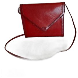 Christian Dior Red Leather Handbag Red