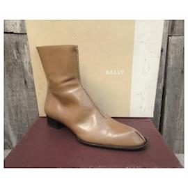 Bally-Ankle Boots-Beige