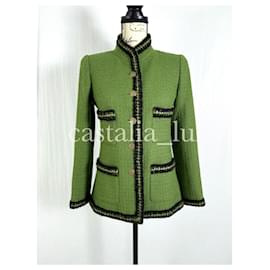 Chanel-New Iconic Tweed Jacket-Green