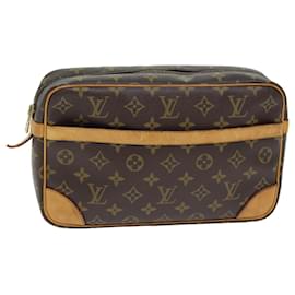 Louis Vuitton-Bolso de mano LOUIS VUITTON Monogram Compiegne 28 M51845 LV Auth 73287-Monograma