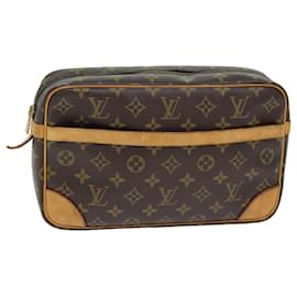 Louis Vuitton-LOUIS VUITTON Monogramma Compiegne 28 Pochette M51845 LV Auth 73287-Monogramma