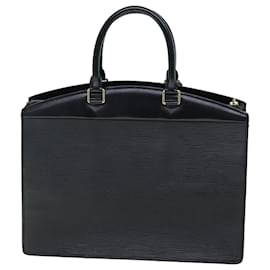 Louis Vuitton-Bolso de mano LOUIS VUITTON Epi Riviera Noir Negro M48182 LV Auth 72222-Negro