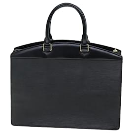 Louis Vuitton-LOUIS VUITTON Sac à main Epi Riviera Noir Noir M48182 Auth LV 72222-Noir