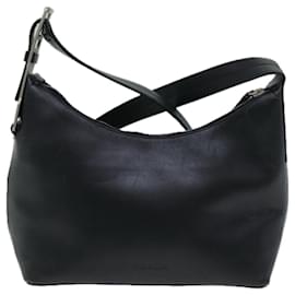 Prada-PRADA Shoulder Bag Leather Black Auth ep4181-Black