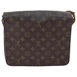 Louis Vuitton-Bolso de hombro GM Cartouchiere con monograma de LOUIS VUITTON M51252 Autenticación LV 71046-Monograma