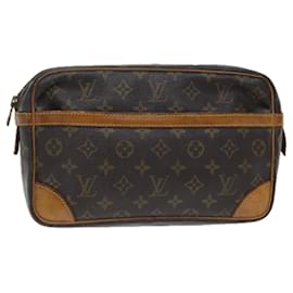 Louis Vuitton-Bolso de mano LOUIS VUITTON Monogram Compiegne 28 M51845 LV Auth 73420-Monograma