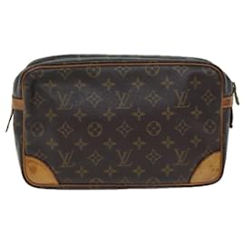 Louis Vuitton-LOUIS VUITTON Monogramma Compiegne 28 Pochette M51845 LV Auth 73420-Monogramma