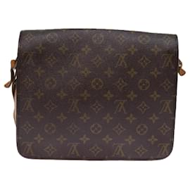 Louis Vuitton-Borsa a tracolla LOUIS VUITTON Monogram Cartouchiere GM M51252 LV Auth 73291-Monogramma