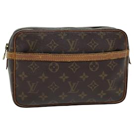 Louis Vuitton-Bolso de mano LOUIS VUITTON Monogram Compiegne 23 M51847 LV Auth 71964-Monograma