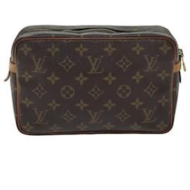 Louis Vuitton-LOUIS VUITTON Monogramma Compiegne 23 Pochette M51847 LV Auth 71964-Monogramma