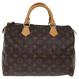 Louis Vuitton-Borsa a mano LOUIS VUITTON Monogram Speedy 30 M41526 LV Auth 72372-Monogramma