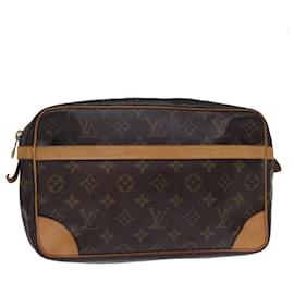 Louis Vuitton-Bolso de mano LOUIS VUITTON Monogram Compiegne 28 M51845 LV Auth 71974-Monograma