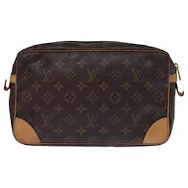 Louis Vuitton-Bolso de mano LOUIS VUITTON Monogram Compiegne 28 M51845 LV Auth 71974-Monograma