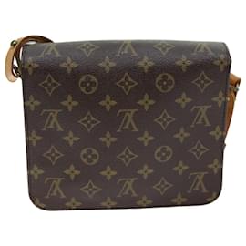 Louis Vuitton-Bolso de hombro LOUIS VUITTON Monogram Cartouchiere MM M51253 LV Auth 72796-Monograma