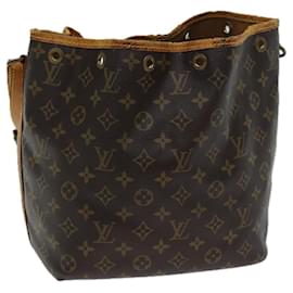 Louis Vuitton-Bolso de hombro Petit Noe con monograma de LOUIS VUITTON M42226 Autenticación LV 71736-Monograma