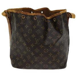 Louis Vuitton-LOUIS VUITTON Monogram Petit Noe Shoulder Bag M42226 LV Auth 71736-Monogram