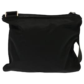 Prada-PRADA Shoulder Bag Nylon Black Auth 73336-Black