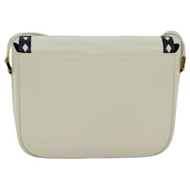 Saint Laurent-SAINT LAURENT Shoulder Bag Leather Beige Auth ep4085-Beige