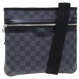 Louis Vuitton-LOUIS VUITTON Damier Graphite Tomas Shoulder Bag N58028 LV Auth 72432A-Other