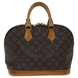 Louis Vuitton-Bolso de mano Alma con monograma de LOUIS VUITTON M51130 LV Auth 73083-Monograma