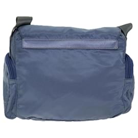 Prada-PRADA Shoulder Bag Nylon Blue Auth bs13953-Blue