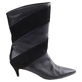 Bash-Leather boots-Black