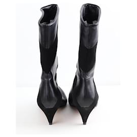 Bash-Leather boots-Black
