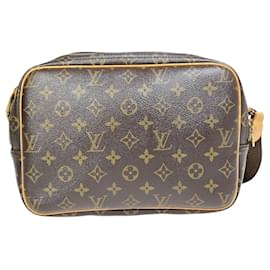 Louis Vuitton-Louis Vuitton Reporter PM-Marrone