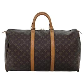 Louis Vuitton-Louis Vuitton Keepall 50-Castaño