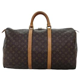 Louis Vuitton-Louis Vuitton Keepall 50-Castaño