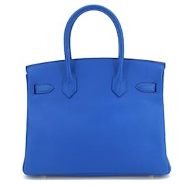 Hermès-Hermès Birkin 30-Bleu
