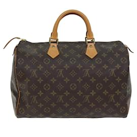 Louis Vuitton-Louis Vuitton Speedy 35-Marrone