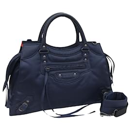Balenciaga-Balenciaga City-Navy blue