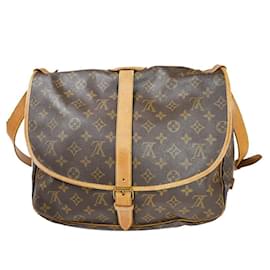 Louis Vuitton-Louis Vuitton Saumur 35-Castaño