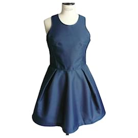 Maje-MAJE Cocktail dress in midnight blue, new condition, size 3-Blue