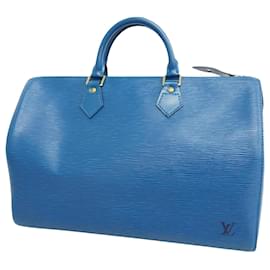 Louis Vuitton-Louis Vuitton Speedy 35-Blau