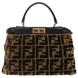 Fendi-Fendi Peekaboo-Castaño