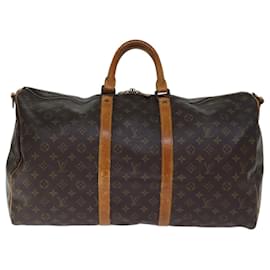 Louis Vuitton-Louis Vuitton Keepall Bandouliere 55-Castaño