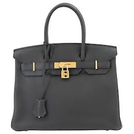 Hermès-Hermès Birkin 30-Negro