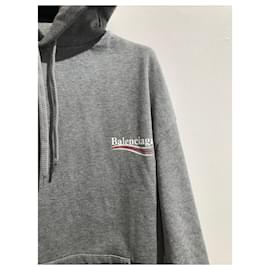 Balenciaga-BALENCIAGA Knitwear T.International XL Cotton-Grey