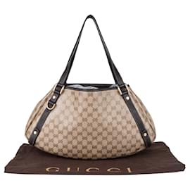 Gucci-Bolso shopper Abbey con monograma GG de Gucci-Beige