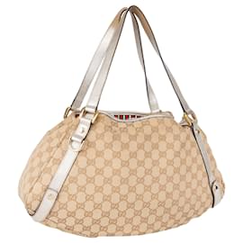 Gucci-Bolsa de compras Gucci GG Monogram Abbey-Bege