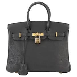 Hermès-Hermes Birkin 25-Negro