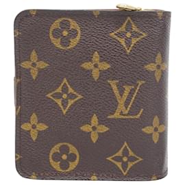 Louis Vuitton-Louis Vuitton Kompakter Reißverschluss-Braun