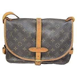 Louis Vuitton-Louis Vuitton Saumur 30-Castaño